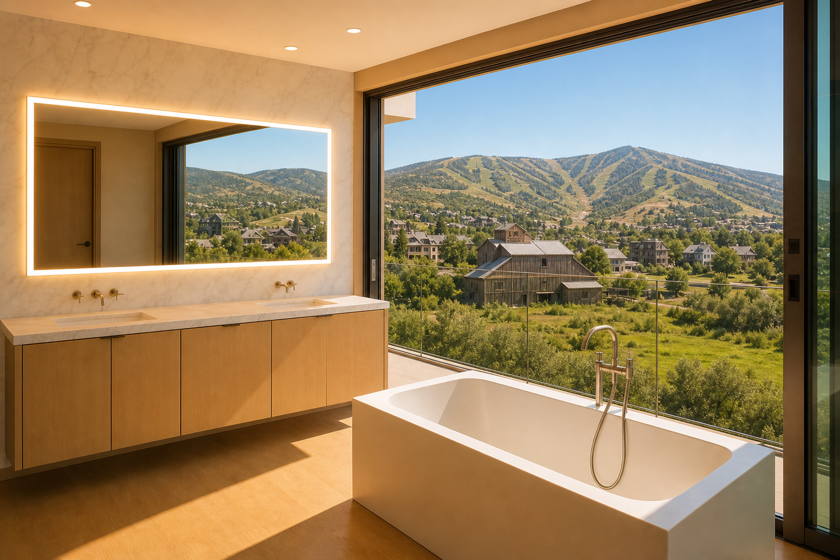 Raynova custom LED mirror for Park City, UT