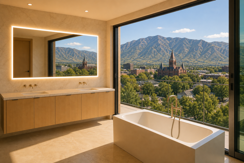Raynova custom LED mirror for Provo, UT