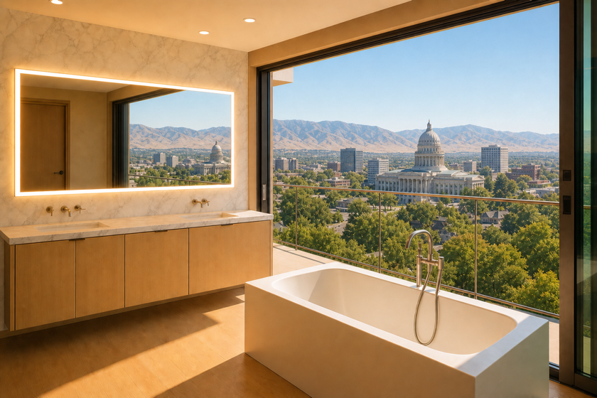 Raynova custom LED mirror for Salt Lake City, UT