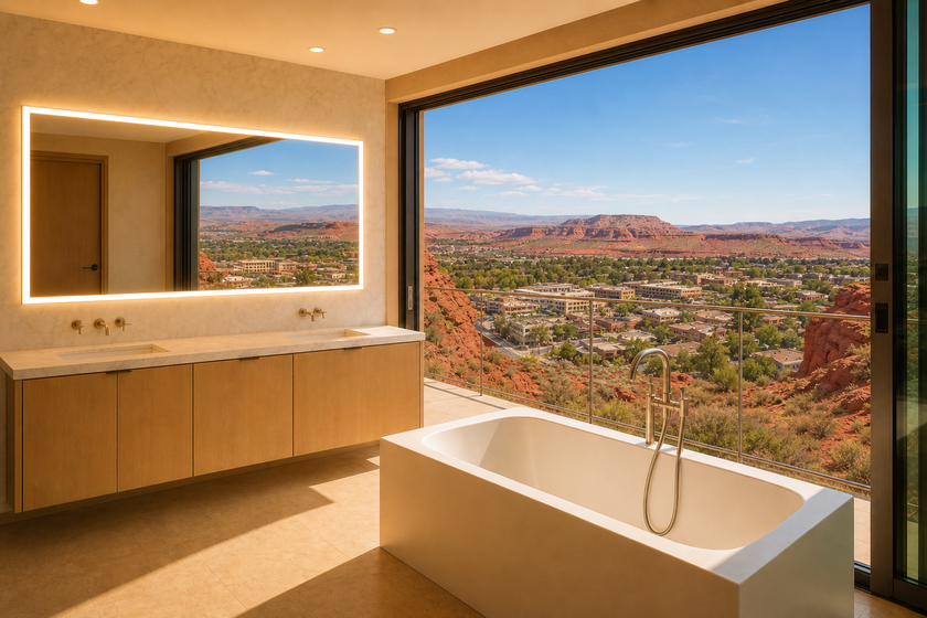 Raynova custom LED mirror for St. George, UT
