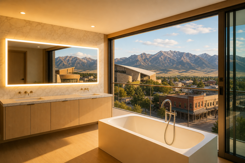 Raynova custom LED mirror for Cody, WY