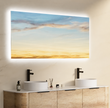 Rectangular Frameless Custom LED Mirror with Backlight – Builder’s Choice