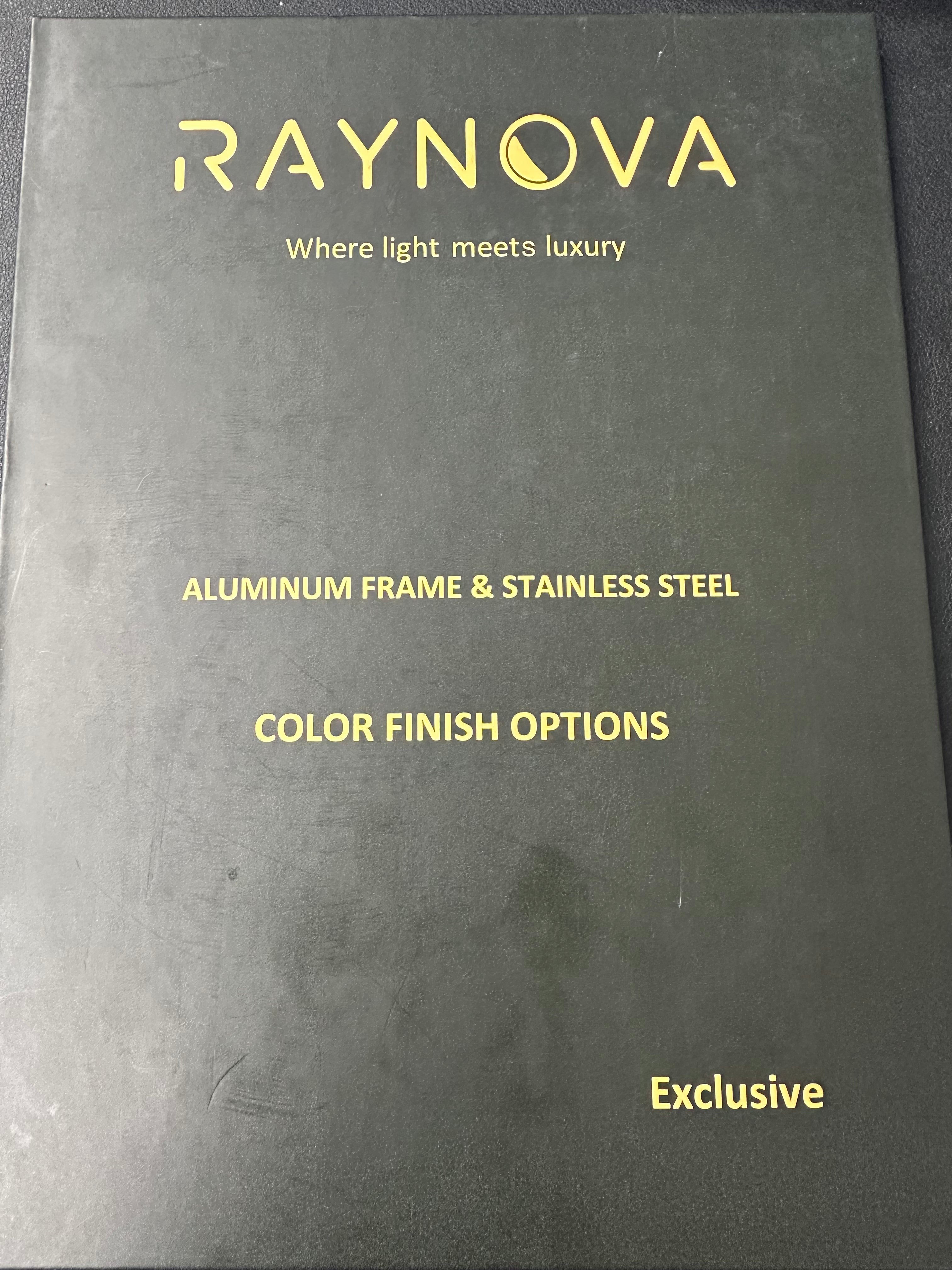 Raynova Frame Finish Book