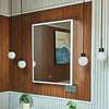 RADIY Rectangular Frameless Medicine Cabinet with Edge LED Light
