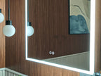 RADIY Rectangular Frameless Medicine Cabinet with Edge LED Light