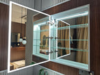 RADIY Rectangular Frameless Medicine Cabinet with Edge LED Light