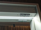 RADIY Rectangular Frameless Medicine Cabinet with Edge LED Light