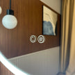 SHINEY Round Frameless LED Mirror with Edge LED Light | Ship today mirror